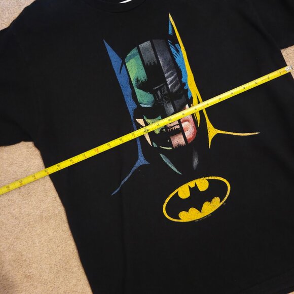 Batman 80 Years Many Faces Black Men's XL Shirt - Picture 7 of 7